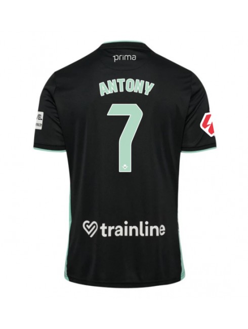 Real Betis Antony #7 Ausweichtrikot 2025-26 Kurzarm Real Betis Antony #7 Ausweichtrikot 2025-26 Kurzarm